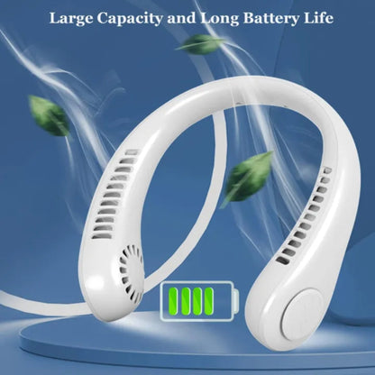 Rechargeable Neck Fan Hands free Cooling