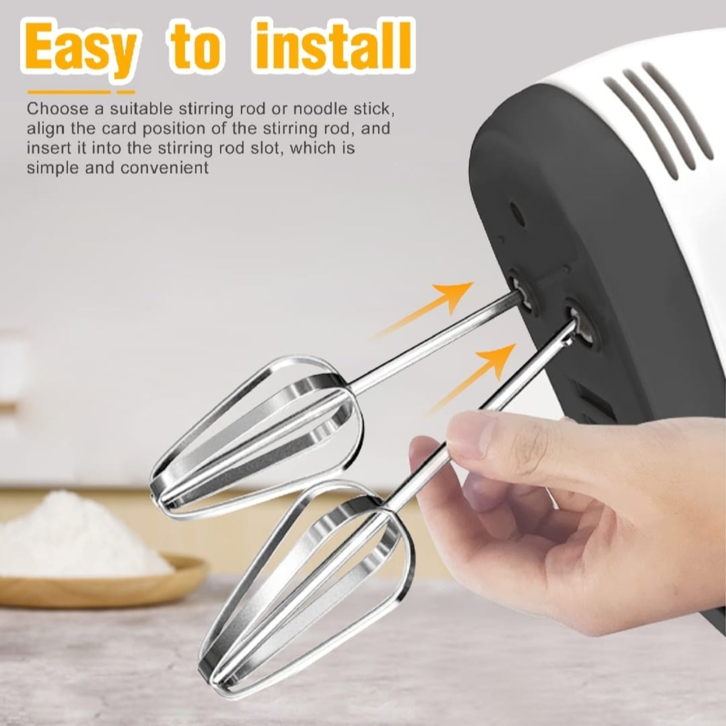 Electric Hand Mixer – Egg  & Cake Mixer