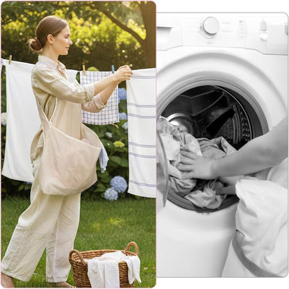 Laundry Storage Apron with Large Pocket