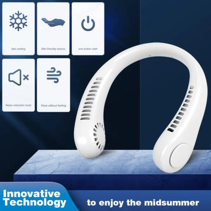 Rechargeable Neck Fan Hands free Cooling