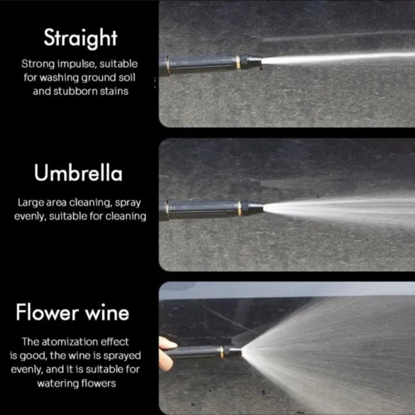 Car Wash Water Gun Straight Nozzle