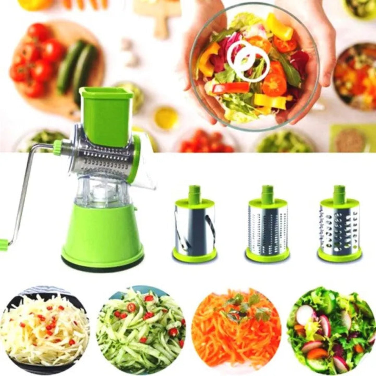 3 in 1 Manual  Vegetable Cutter